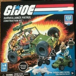 NEW GI Joe Surveillance Patrol Construction Building Blocks Set - 158pcs